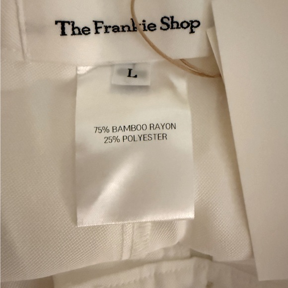 NWT The Frankie Shop Sloane Wide Leg Trousers Size L - Picture 10 of 15